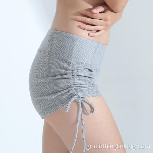 Γιόγκα φορούν Side String Short για τις γυναίκες